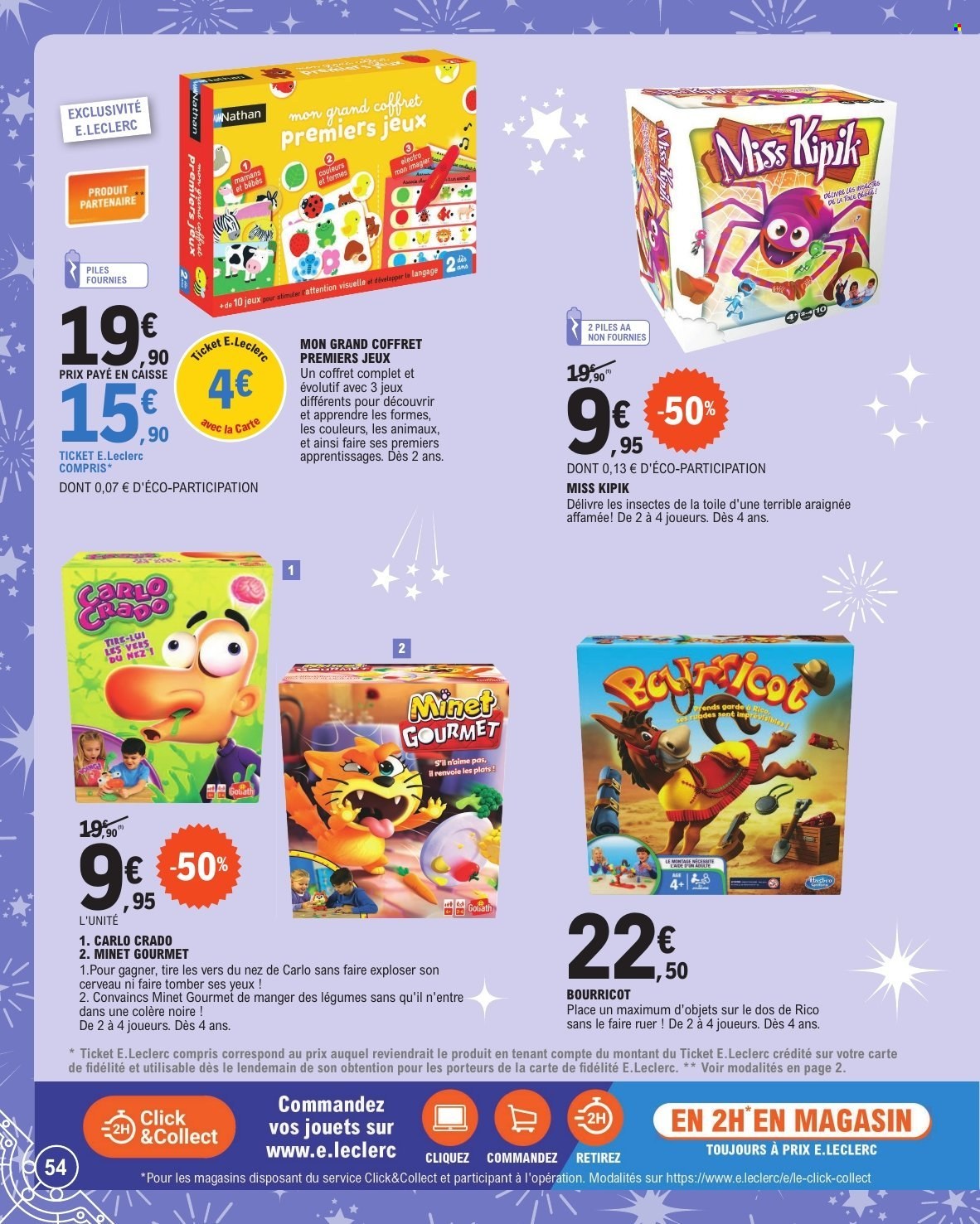 Catalogue E.Leclerc - 22/10/2024 - 07/12/2024. Page 54