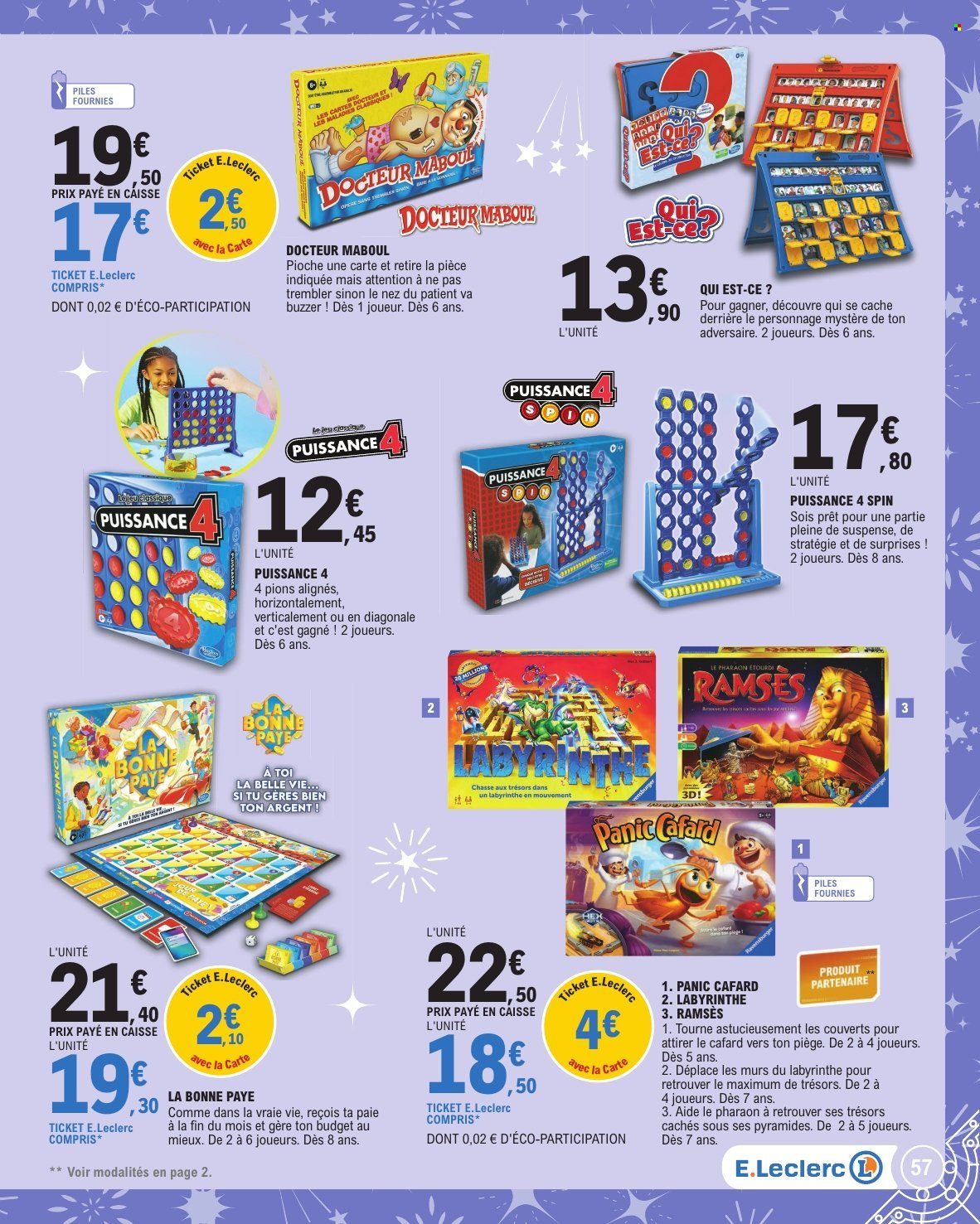 Catalogue E.Leclerc - 22/10/2024 - 07/12/2024. Page 57