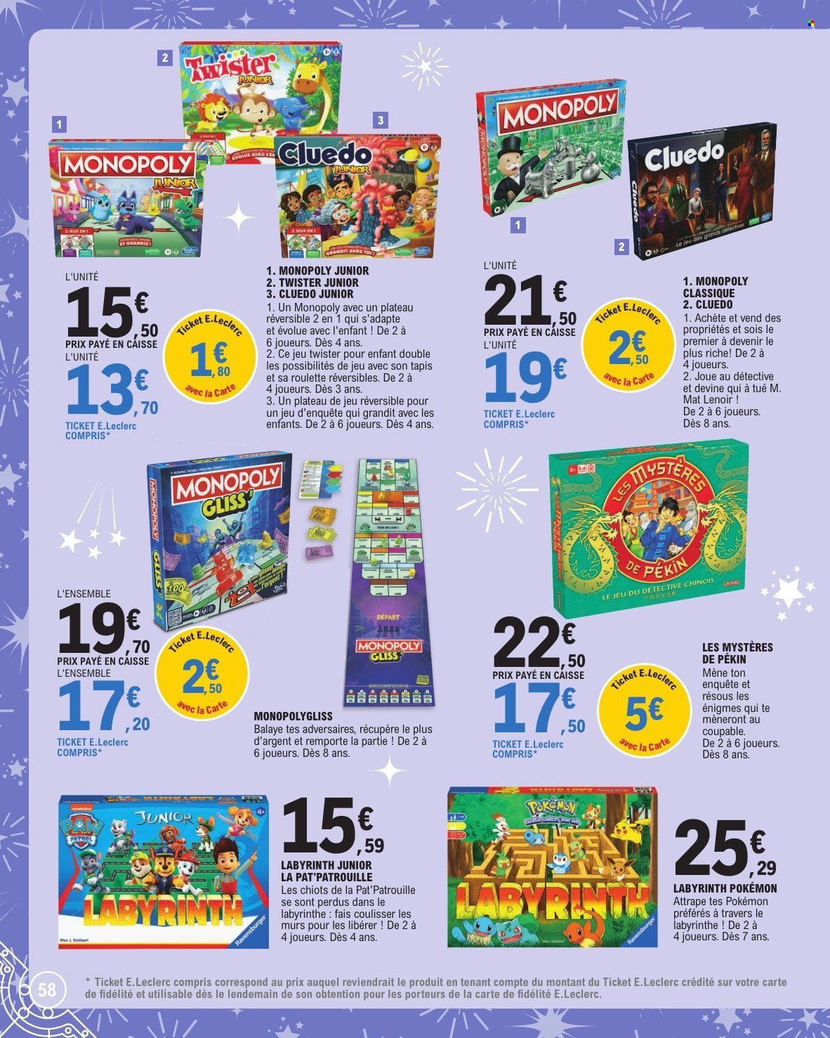 Catalogue E.Leclerc - 22/10/2024 - 07/12/2024. Page 58