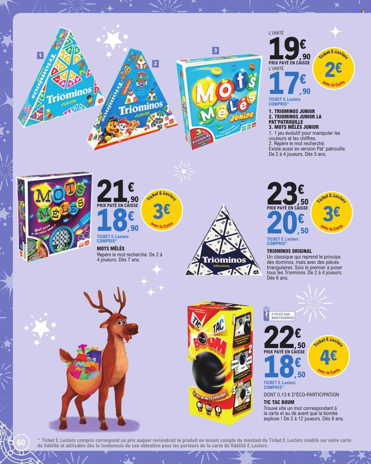 Catalogue E.Leclerc - 22/10/2024 - 07/12/2024. Page 60
