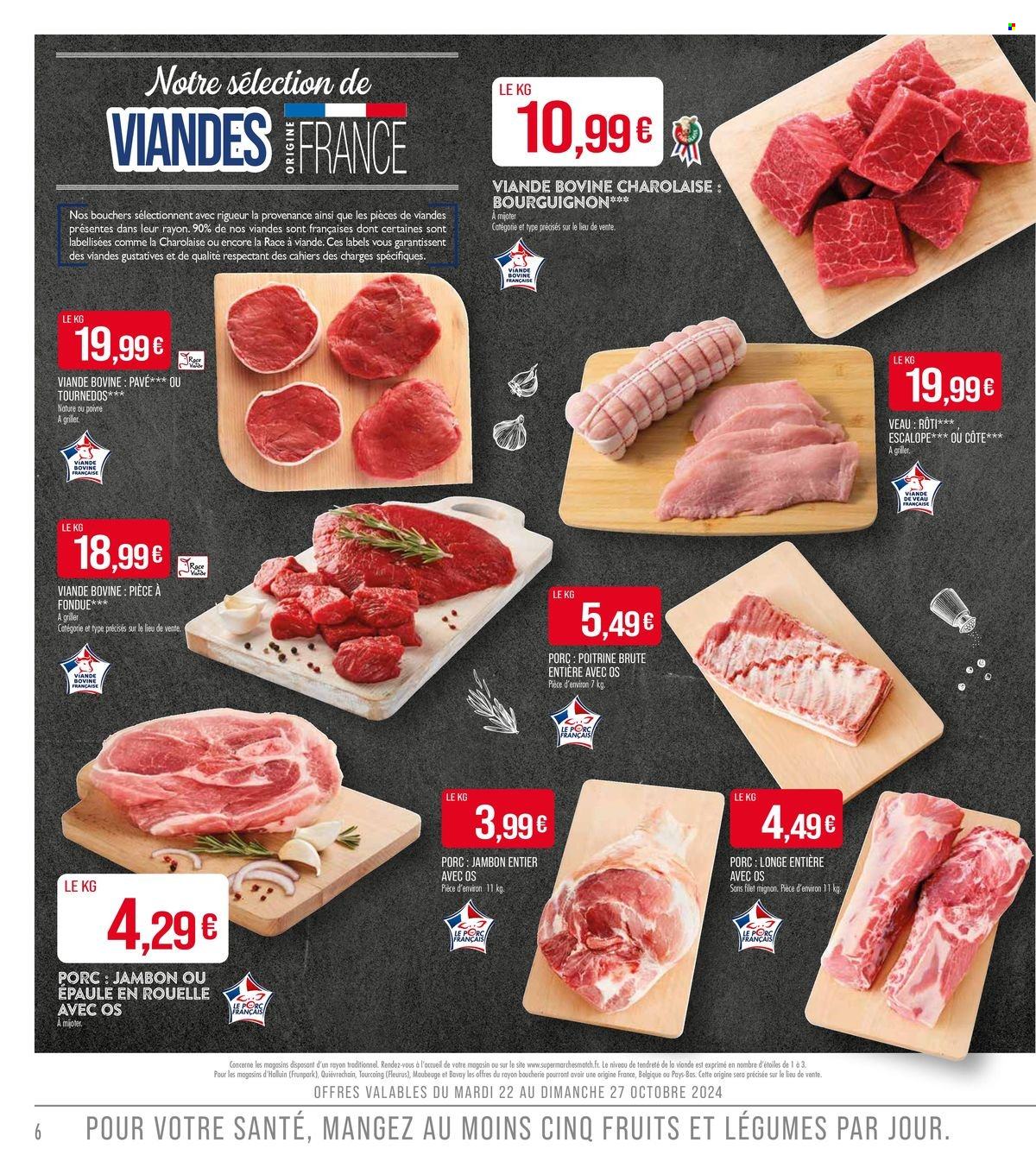 Catalogue Supermarché Match - 22/10/2024 - 03/11/2024. Page 6