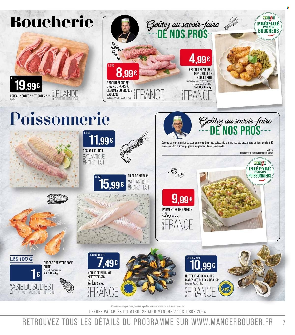Catalogue Supermarché Match - 22/10/2024 - 03/11/2024. Page 7