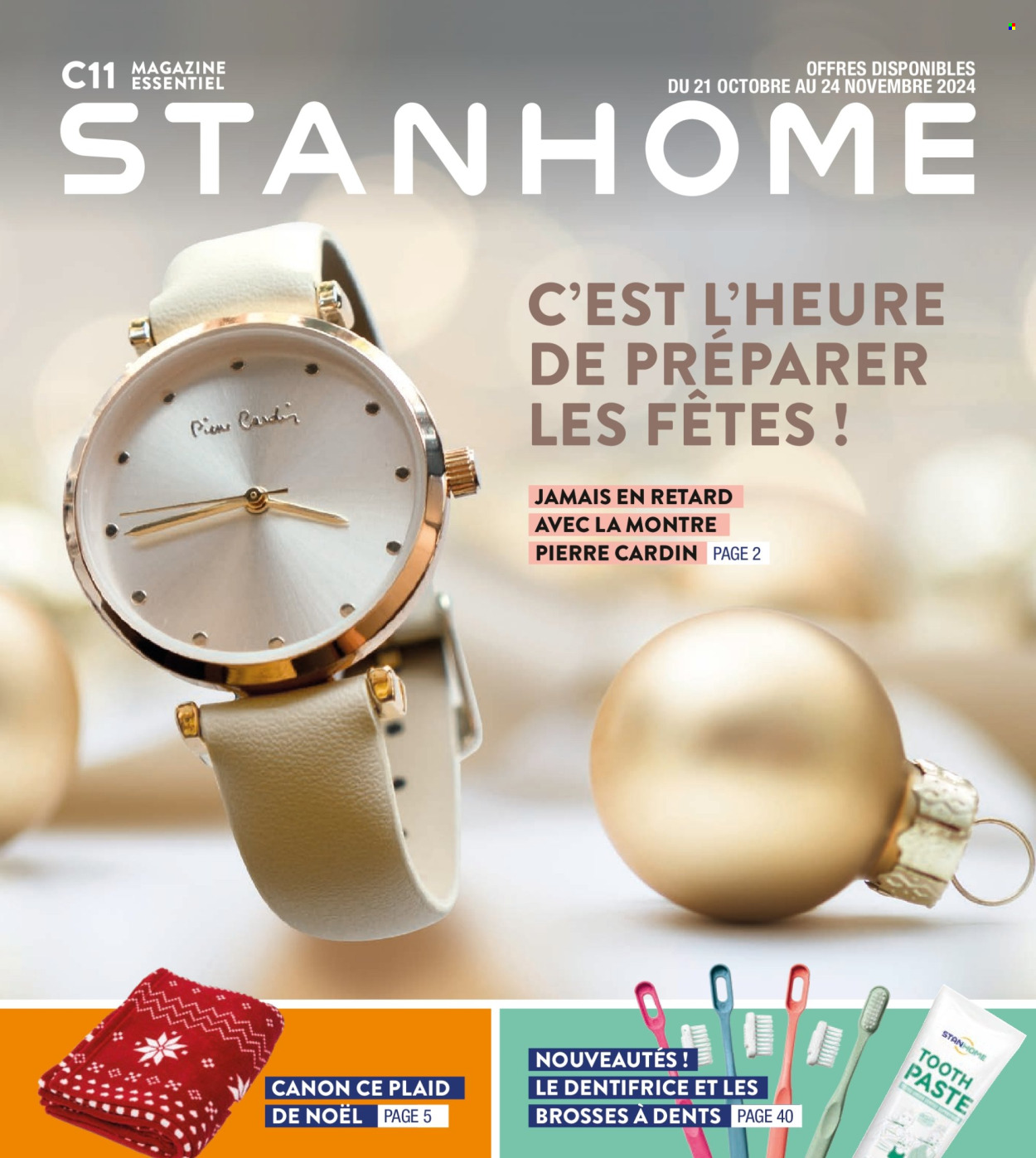 Catalogue Stanhome - 21/10/2024 - 24/11/2024. Page 1