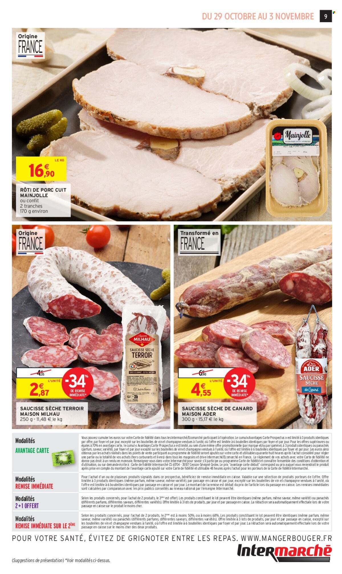 Catalogue Intermarché - 29/10/2024 - 03/11/2024. Page 9