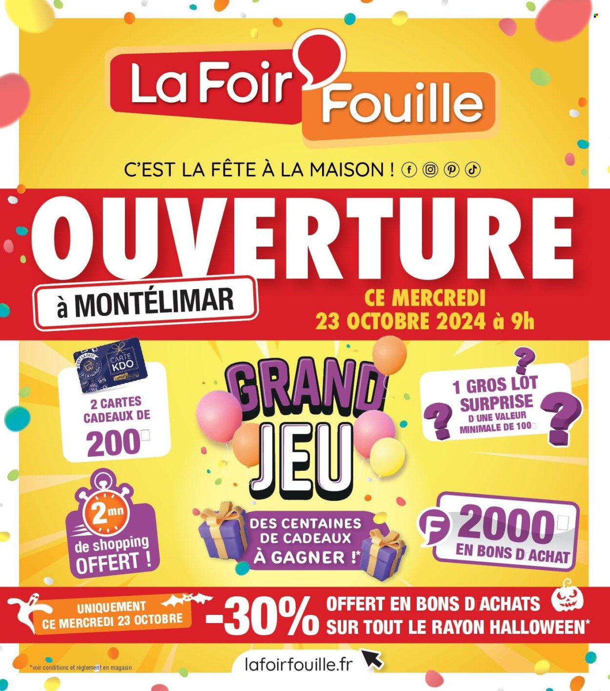 Catalogue La Foir'Fouille - 23/10/2024 - 03/11/2024. Page 1