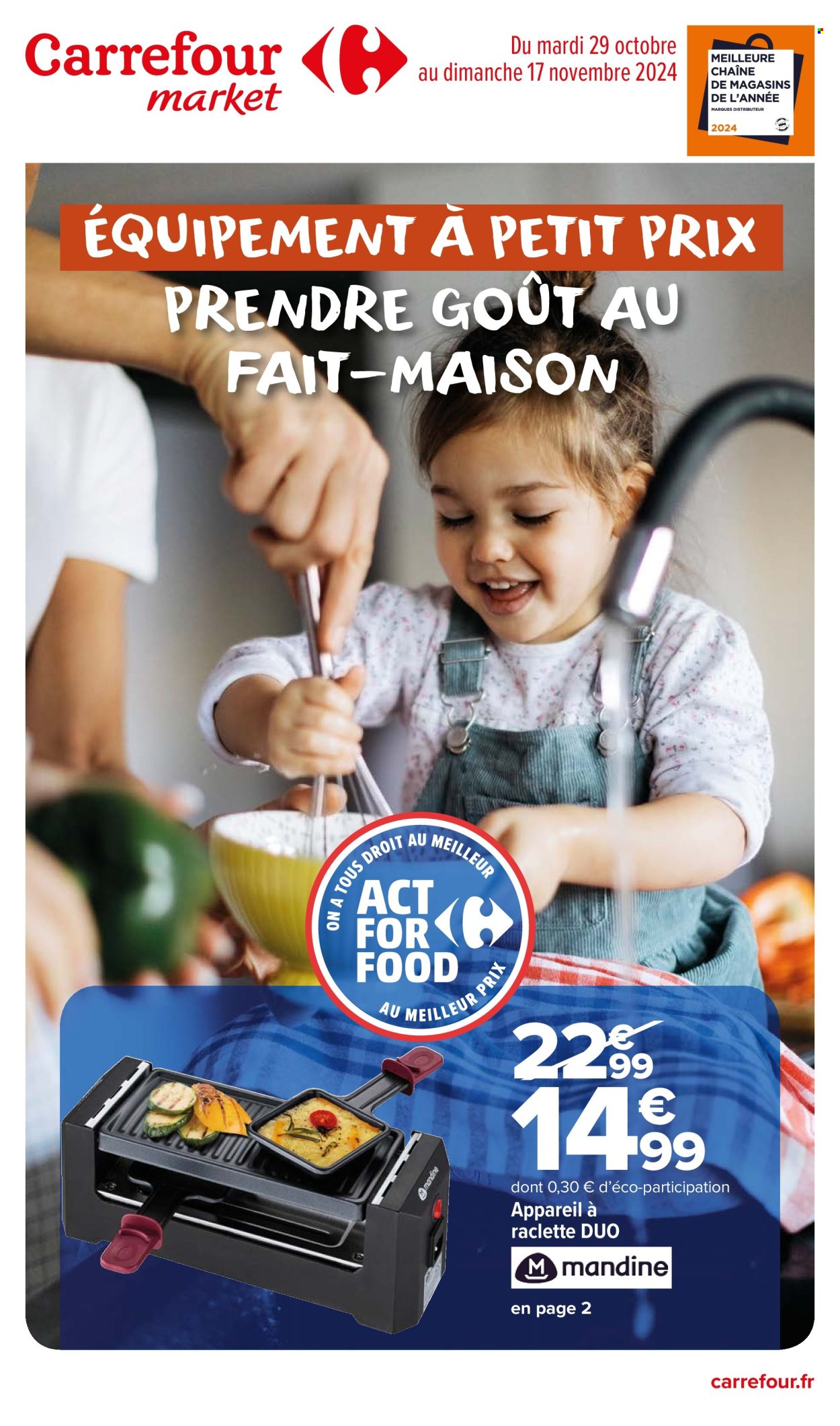 Catalogue Carrefour Market - 29/10/2024 - 17/11/2024. Page 1