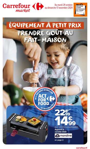 Catalogue Carrefour Market - 29/10/2024 - 17/11/2024.