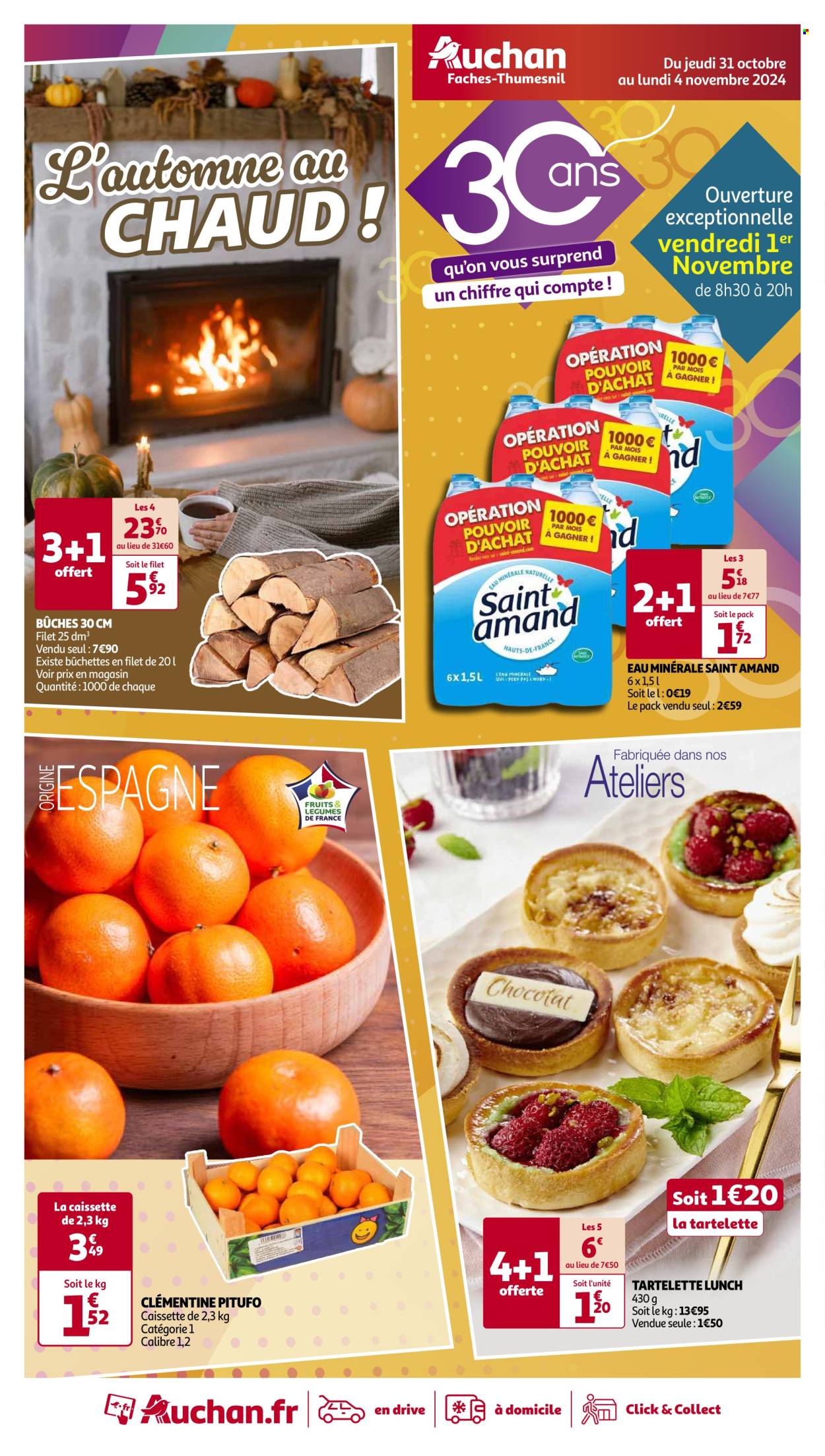 Catalogue Auchan - 31/10/2024 - 04/11/2024. Page 1