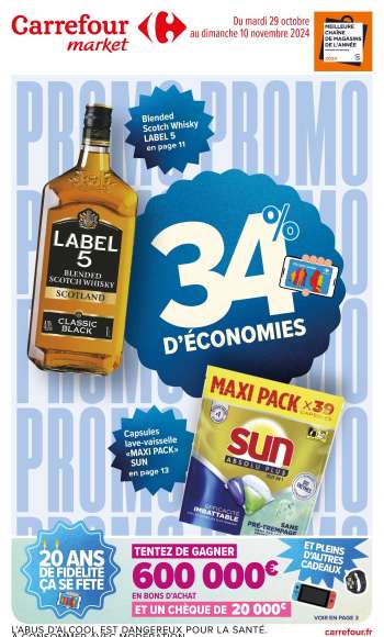 Catalogue Carrefour Market - 29/10/2024 - 10/11/2024.