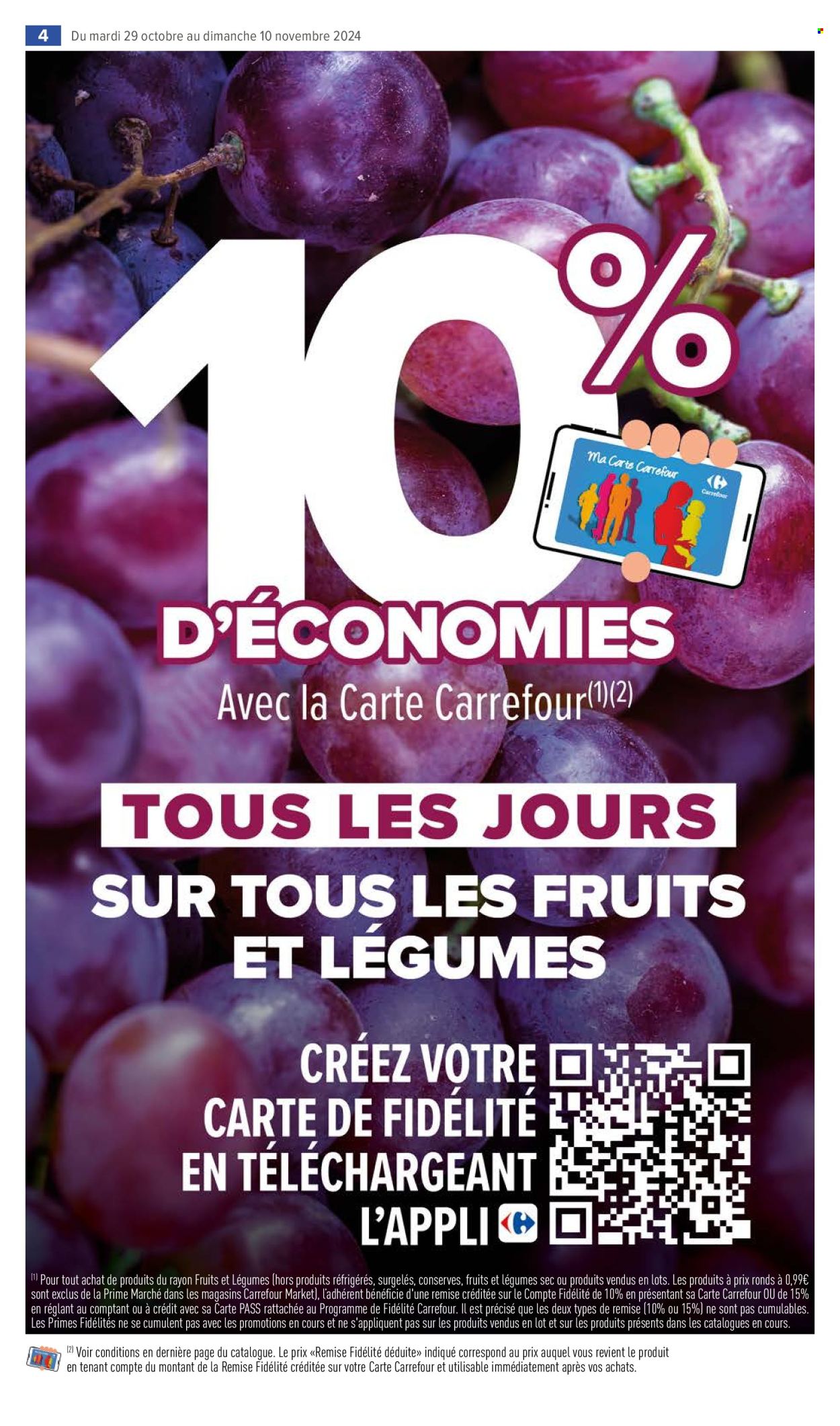 Catalogue Carrefour Market - 29/10/2024 - 10/11/2024. Page 6