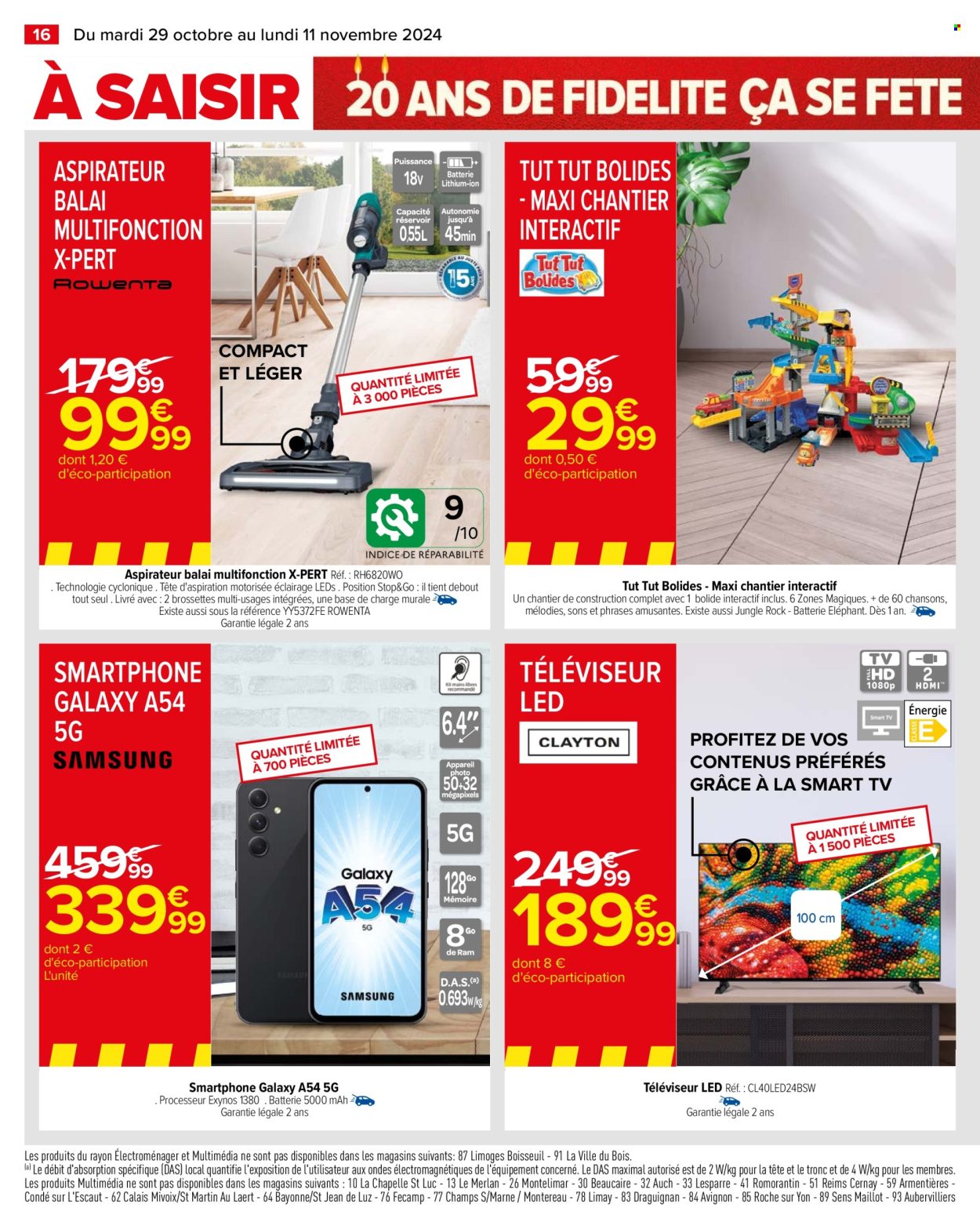 Catalogue Carrefour Hypermarchés - 29/10/2024 - 11/11/2024. Page 18