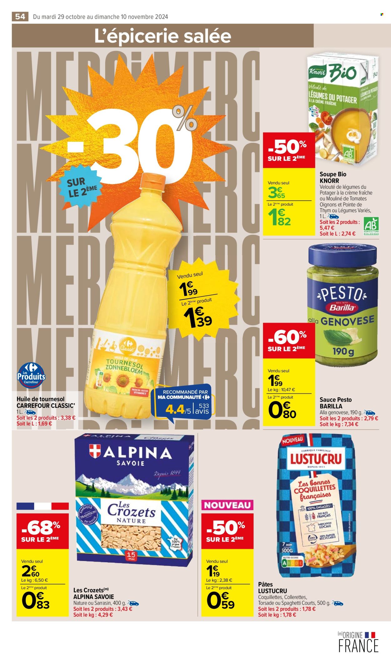 Catalogue Carrefour Market - 29/10/2024 - 10/11/2024. Page 56