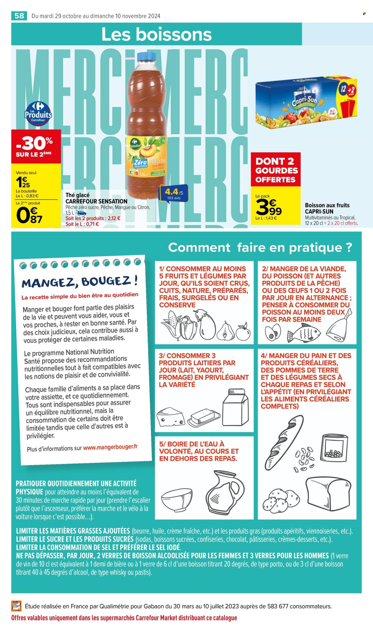 Catalogue Carrefour Market - 29/10/2024 - 10/11/2024. Page 60