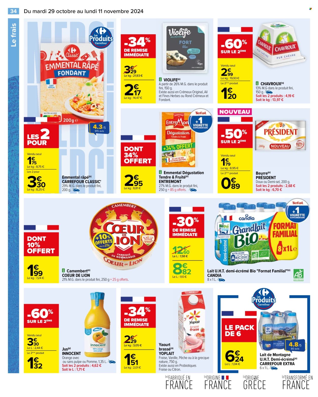 Catalogue Carrefour Hypermarchés - 29/10/2024 - 11/11/2024. Page 36