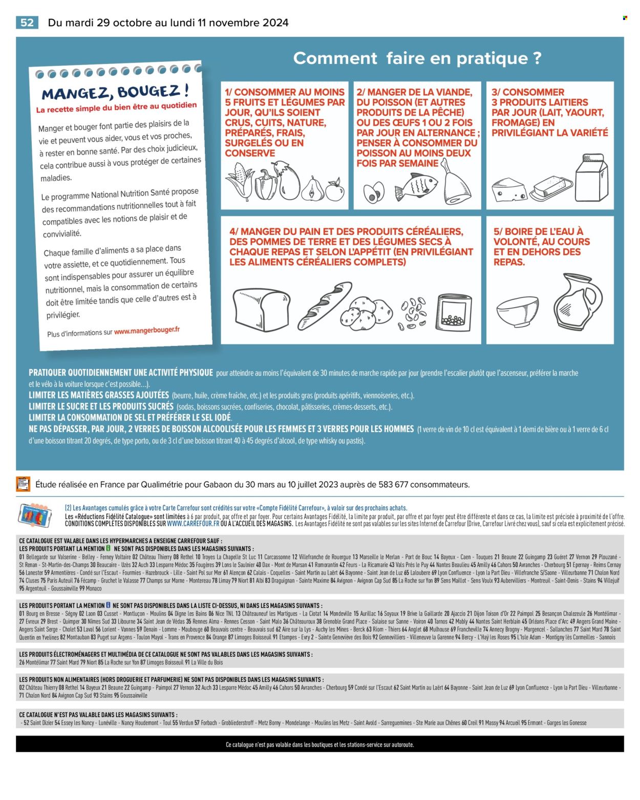 Catalogue Carrefour Hypermarchés - 29/10/2024 - 11/11/2024. Page 54