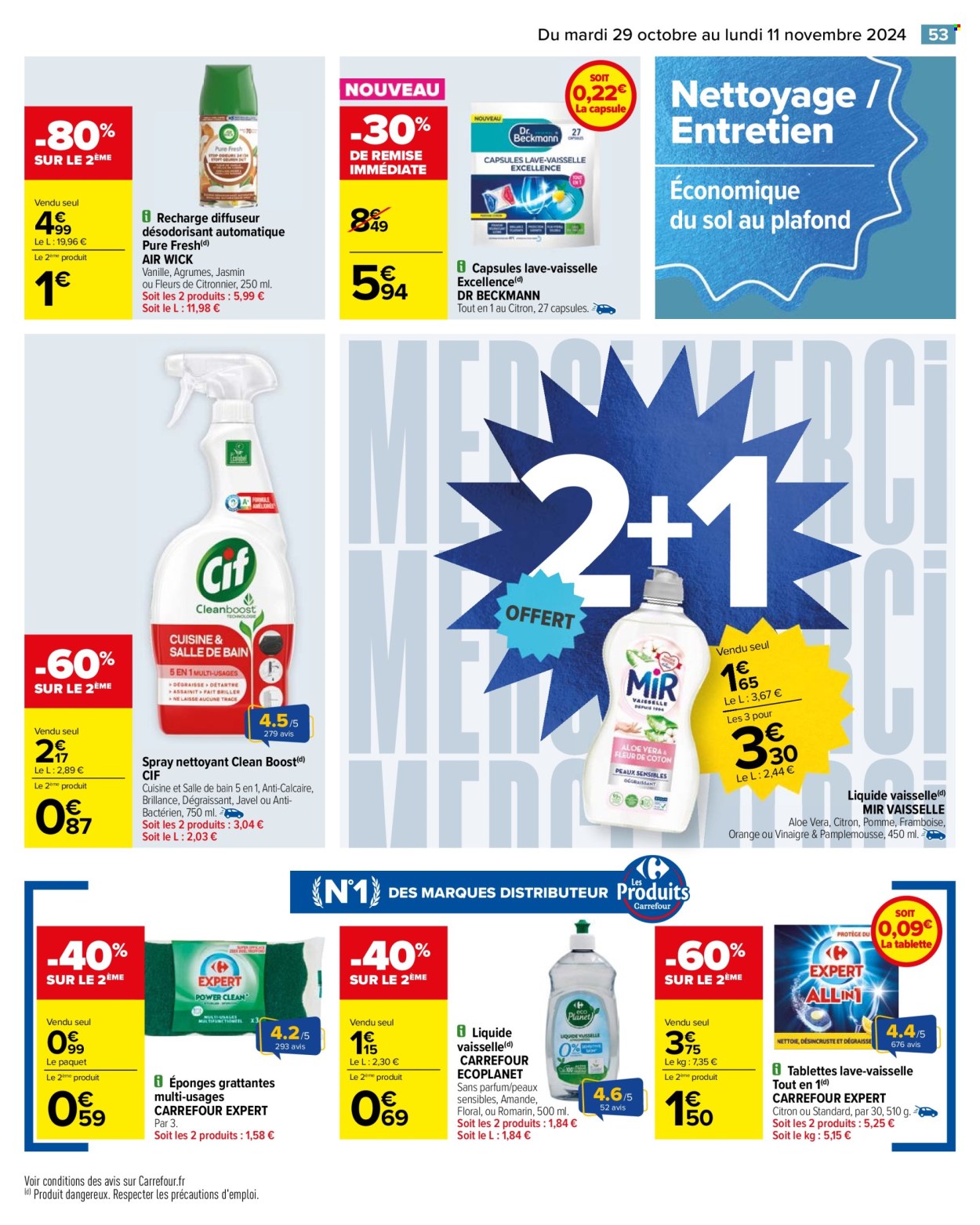 Catalogue Carrefour Hypermarchés - 29/10/2024 - 11/11/2024. Page 55
