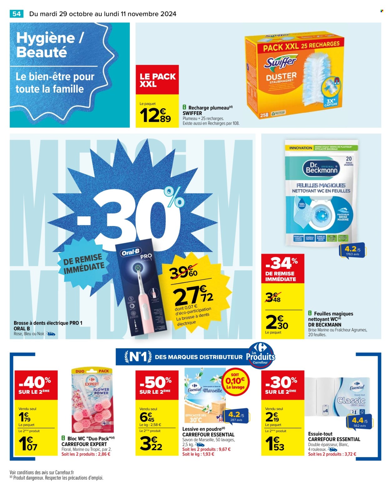 Catalogue Carrefour Hypermarchés - 29/10/2024 - 11/11/2024. Page 56