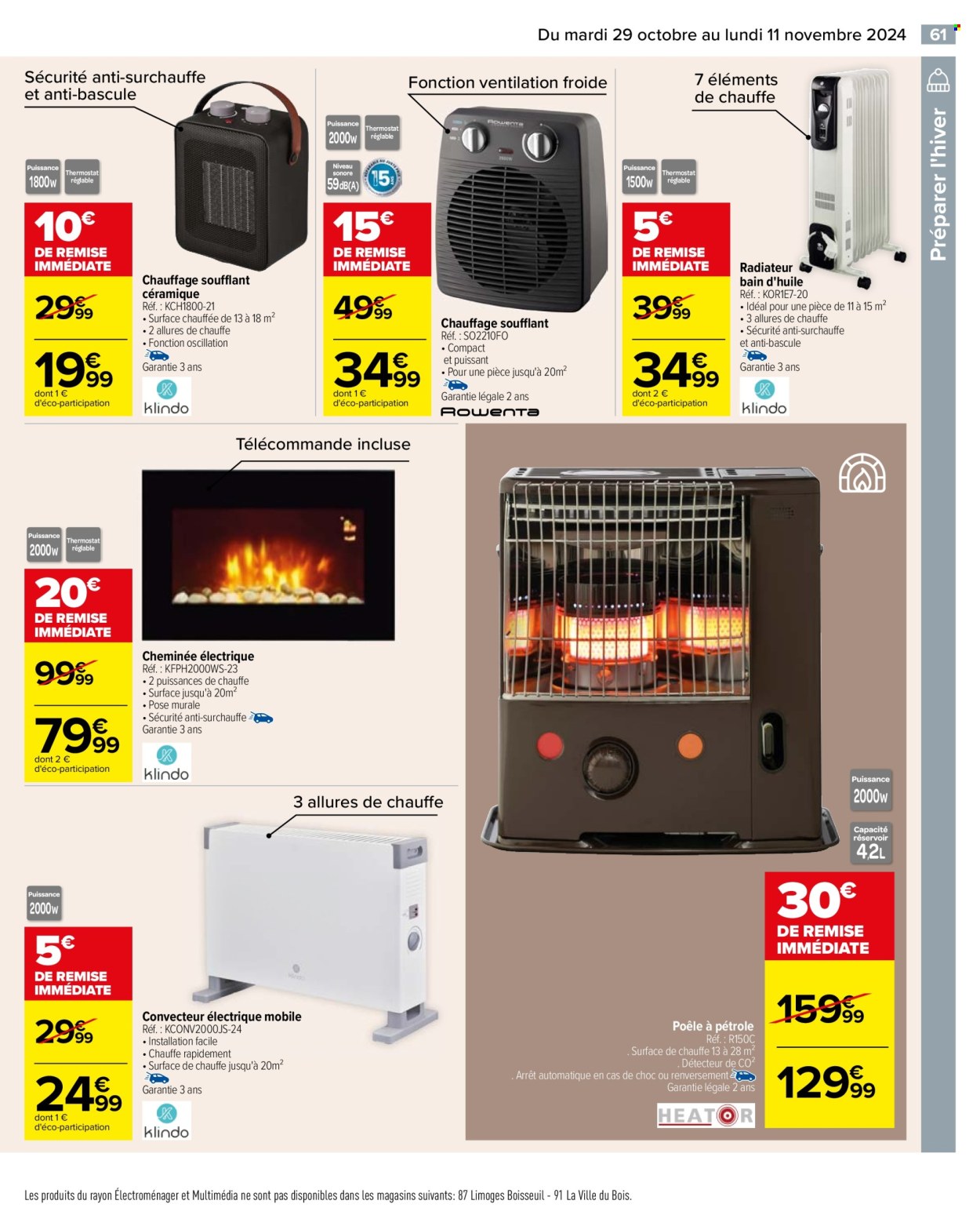 Catalogue Carrefour Hypermarchés - 29/10/2024 - 11/11/2024. Page 63