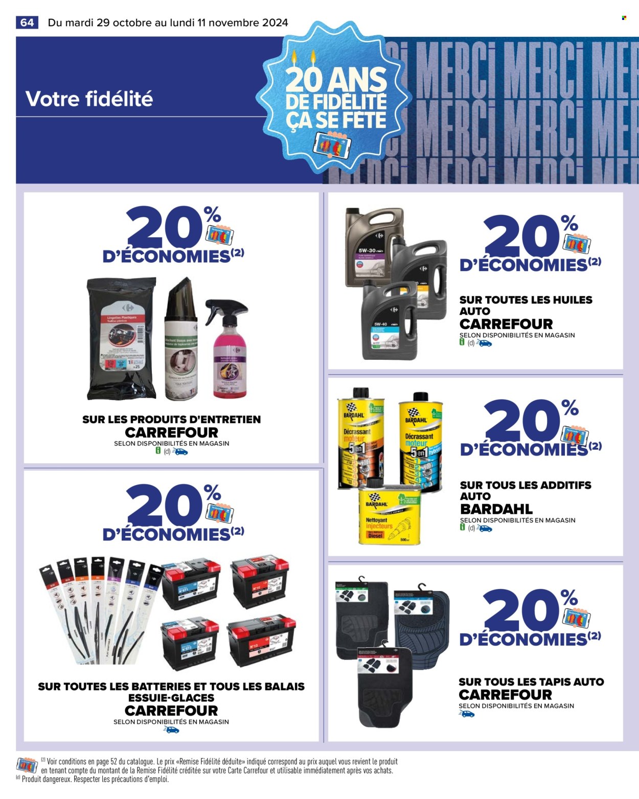 Catalogue Carrefour Hypermarchés - 29/10/2024 - 11/11/2024. Page 66