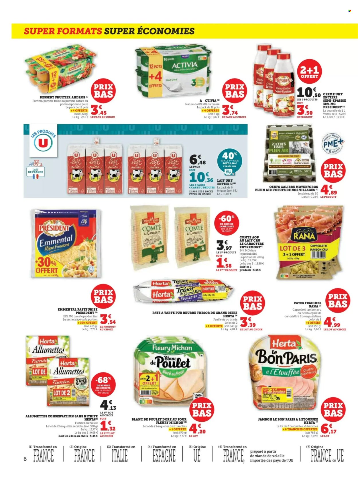 Catalogue SUPER U - 29/10/2024 - 10/11/2024. Page 6