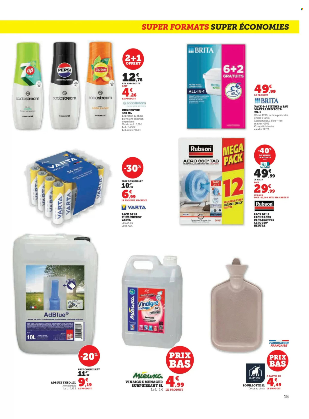 Catalogue SUPER U - 29/10/2024 - 10/11/2024. Page 15