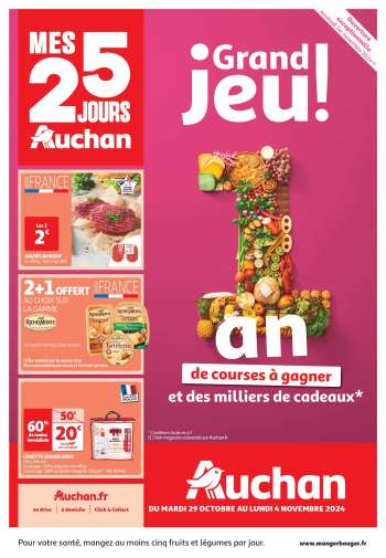 Catalogue Auchan - 29/10/2024 - 04/11/2024.