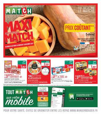 Catalogue Supermarché Match - 29/10/2024 - 10/11/2024.