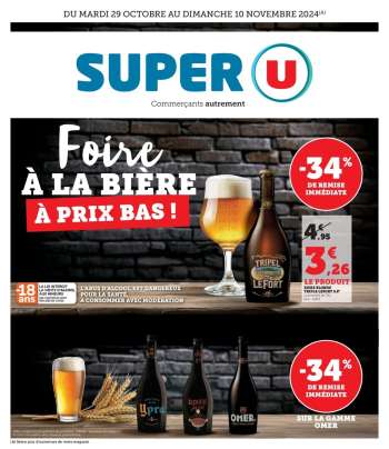 Catalogue SUPER U - 29/10/2024 - 10/11/2024.