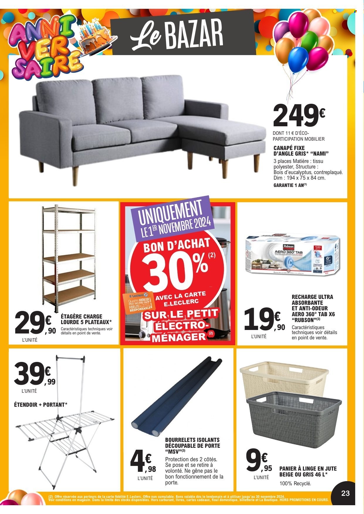 Catalogue E.Leclerc - 29/10/2024 - 10/11/2024. Page 23