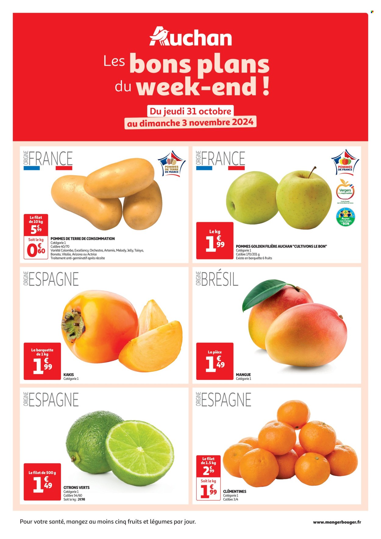 Catalogue Auchan - 31/10/2024 - 03/11/2024. Page 1