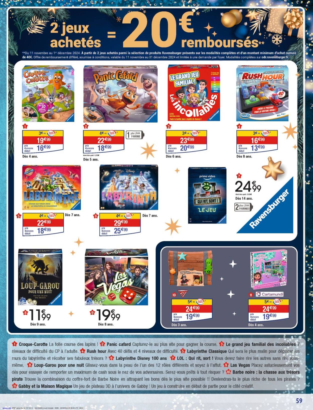 Catalogue Carrefour Hypermarchés - 29/10/2024 - 08/12/2024. Page 59