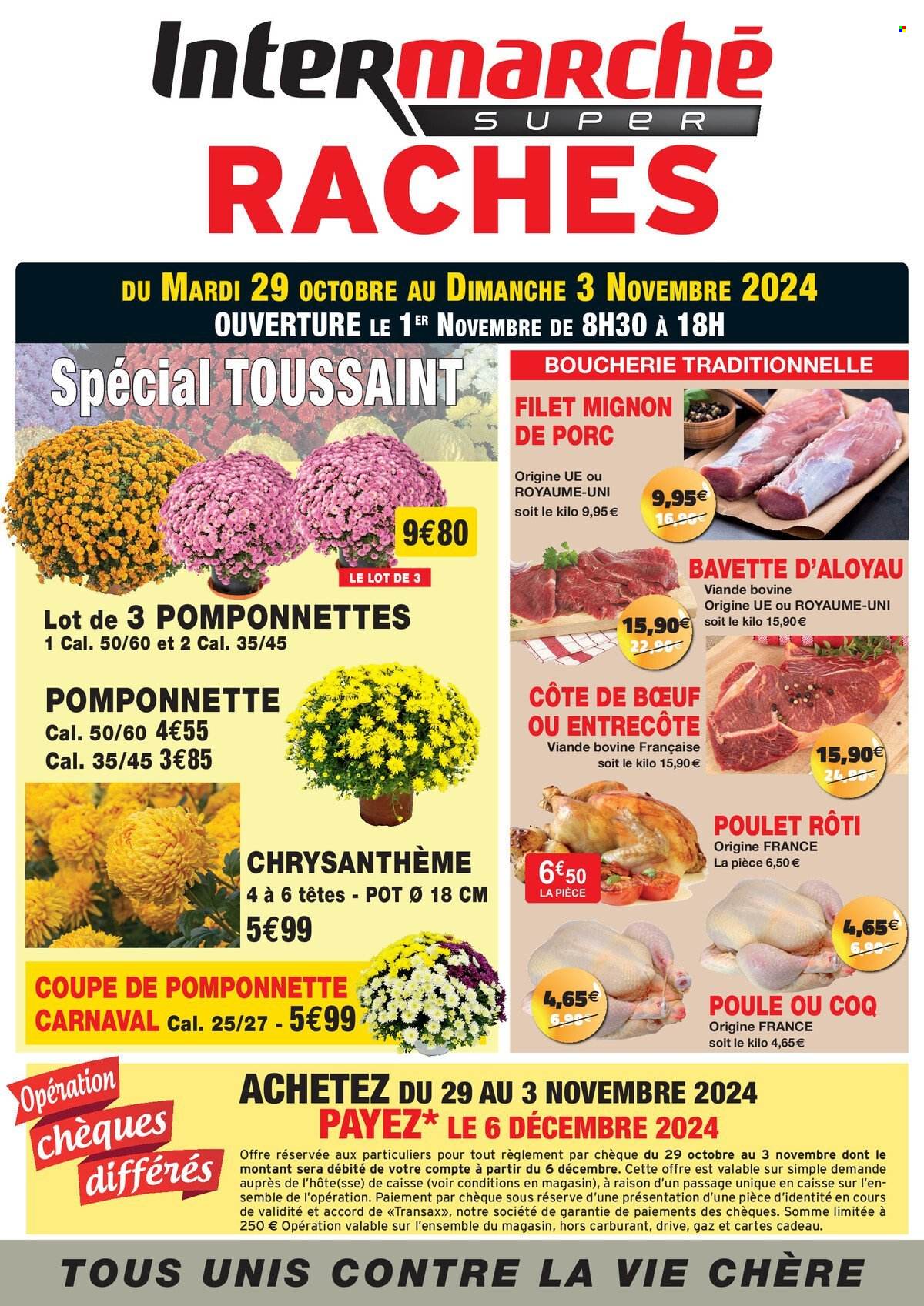Catalogue Intermarché Super - 29/10/2024 - 03/11/2024. Page 1