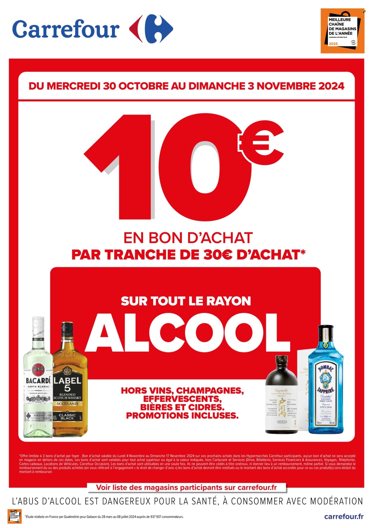 Catalogue Carrefour Hypermarchés - 30/10/2024 - 03/11/2024. Page 1