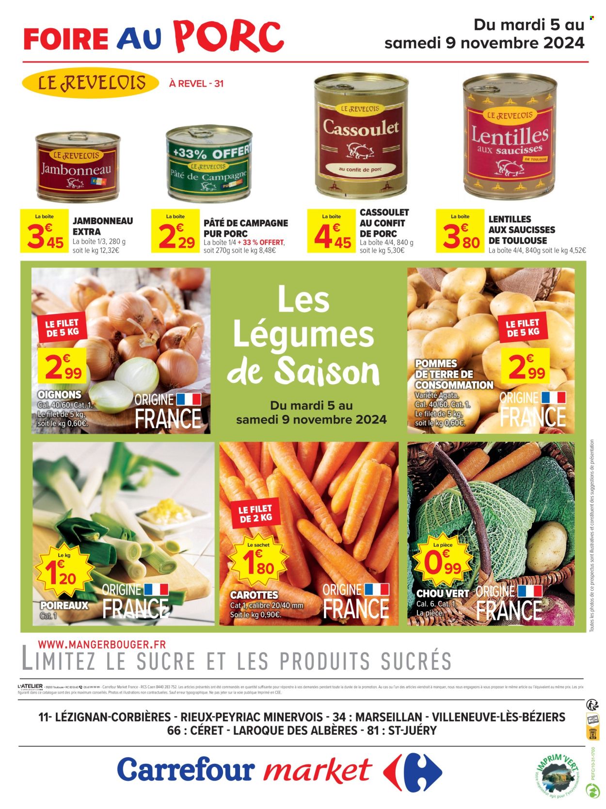 Catalogue Carrefour Market - 05/11/2024 - 09/11/2024. Page 4