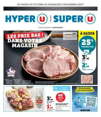 Catalogue Magasins U - 29/10/2024 - 03/11/2024.