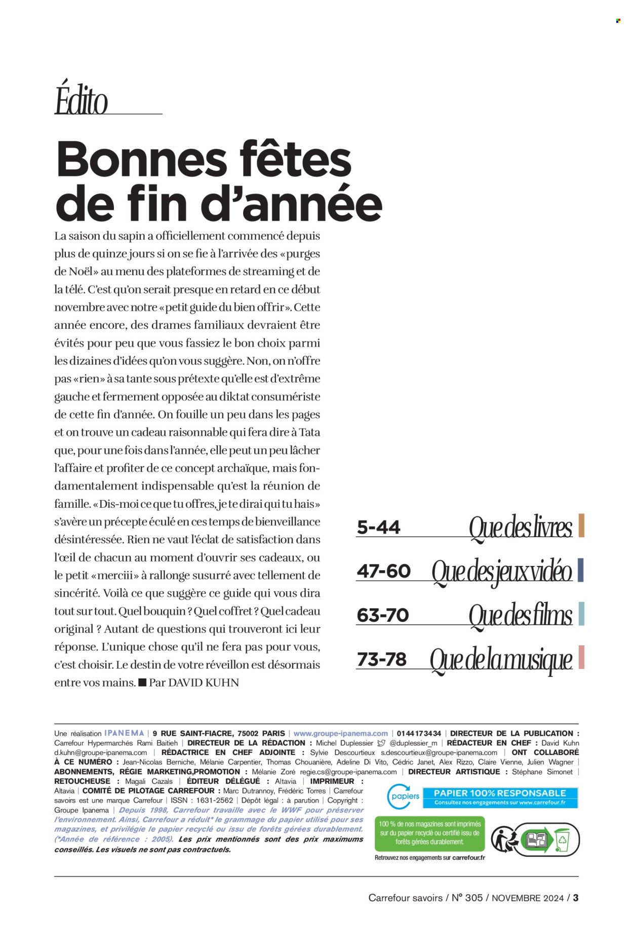 Catalogue Carrefour - 01/11/2024 - 30/11/2024. Page 3