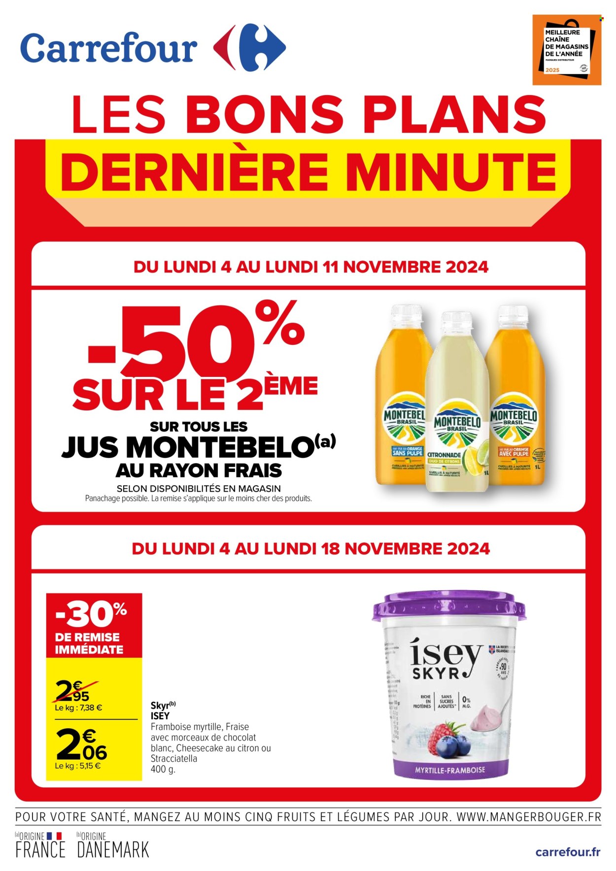 Catalogue Carrefour - 04/11/2024 - 11/11/2024. Page 1