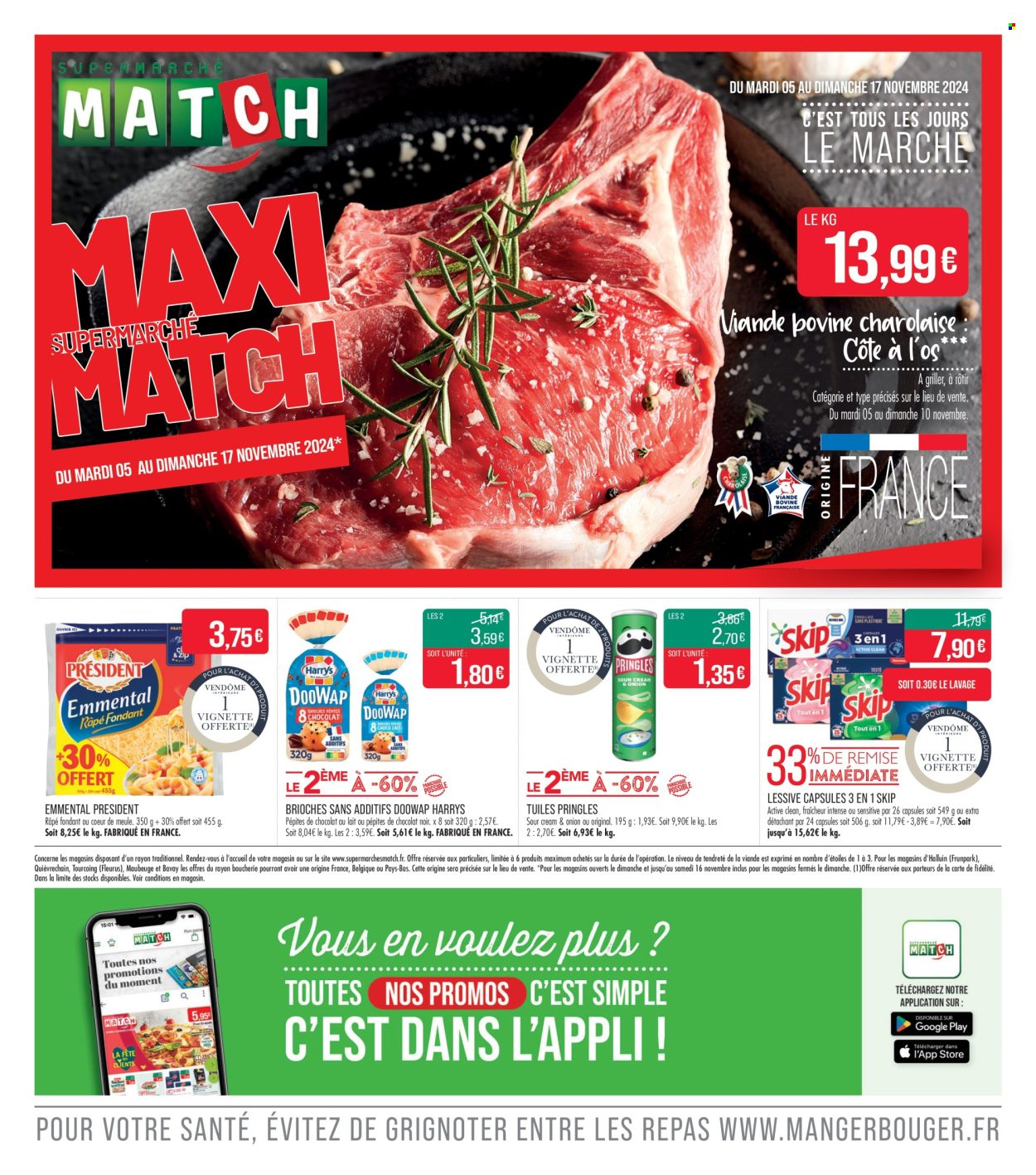 Catalogue Supermarché Match - 05/11/2024 - 17/11/2024. Page 1
