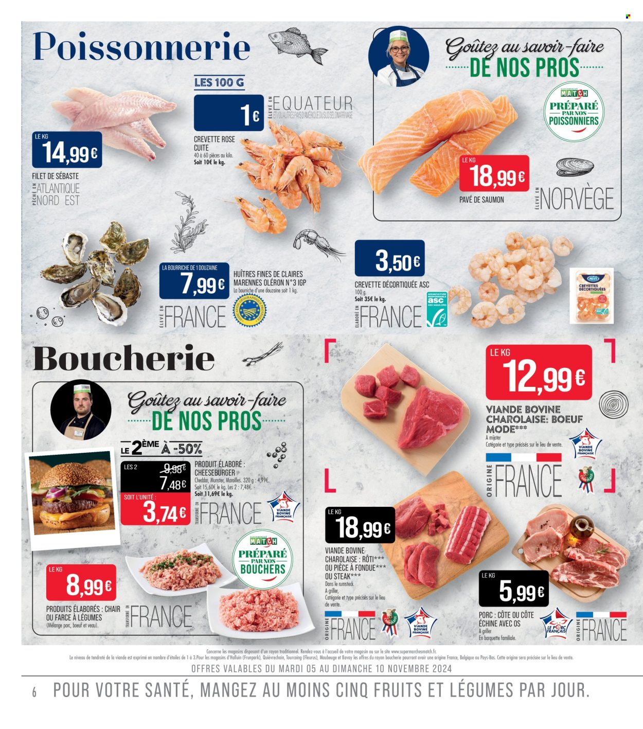 Catalogue Supermarché Match - 05/11/2024 - 17/11/2024. Page 6