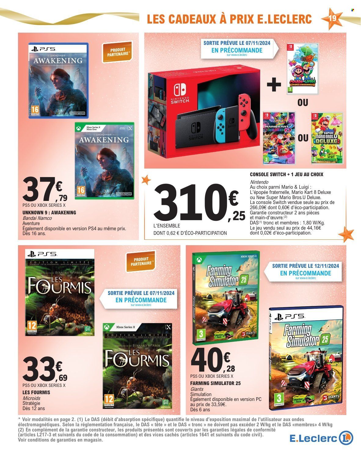 Catalogue E.Leclerc - 05/11/2024 - 16/11/2024. Page 19