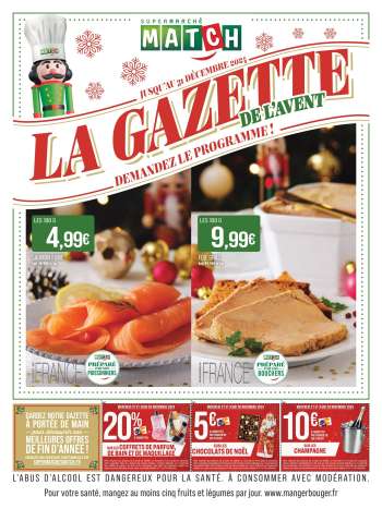 Catalogue Supermarché Match - 06/11/2024 - 31/12/2024.