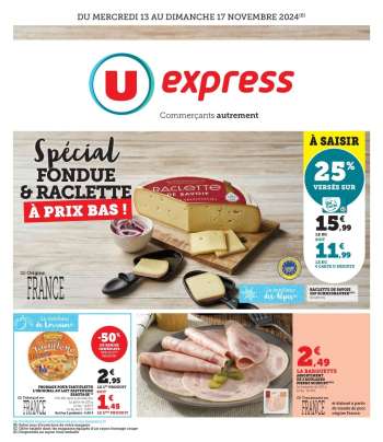 Catalogue U express - 13/11/2024 - 17/11/2024.