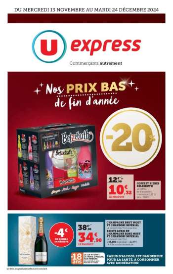 Catalogue U express - 13/11/2024 - 24/12/2024.