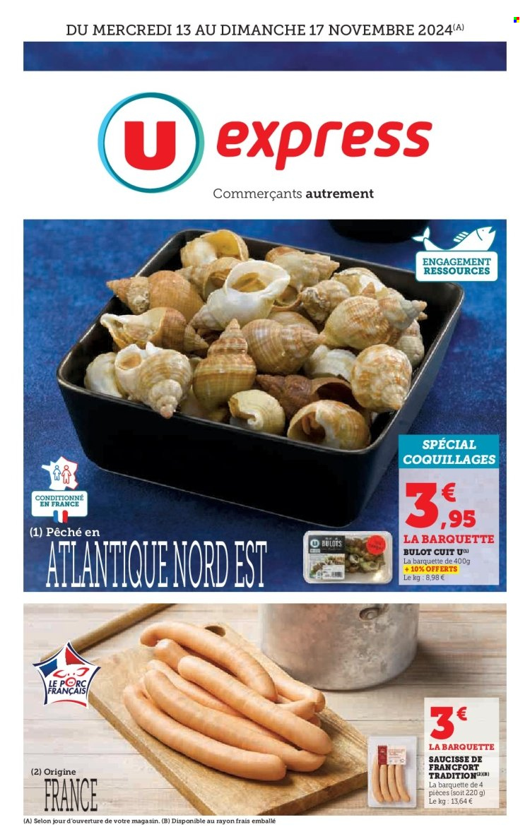 Catalogue U express - 13/11/2024 - 17/11/2024. Page 1