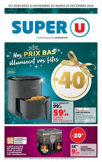Catalogue SUPER U - 13/11/2024 - 24/12/2024.