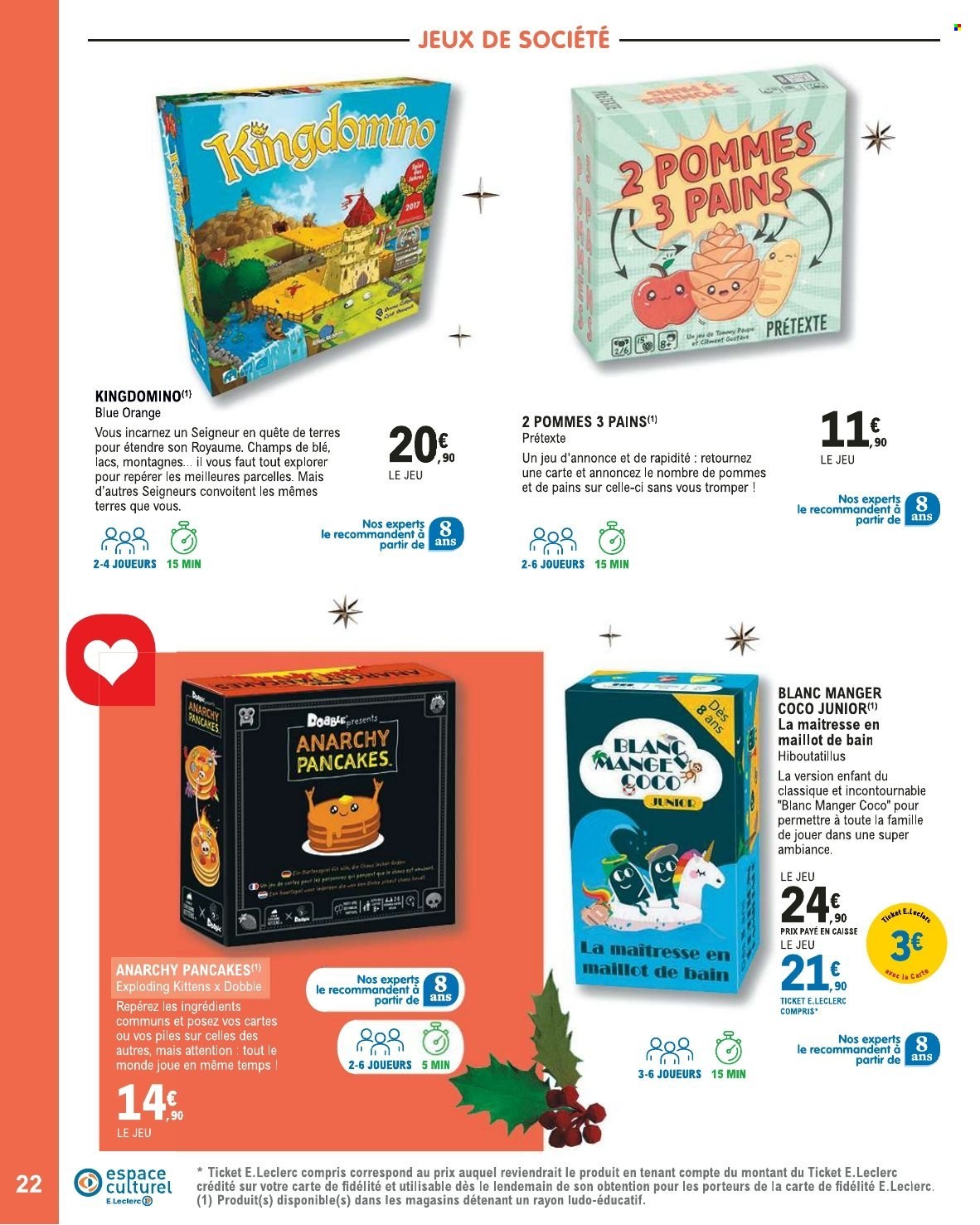 Catalogue E.Leclerc - 12/11/2024 - 21/12/2024. Page 22