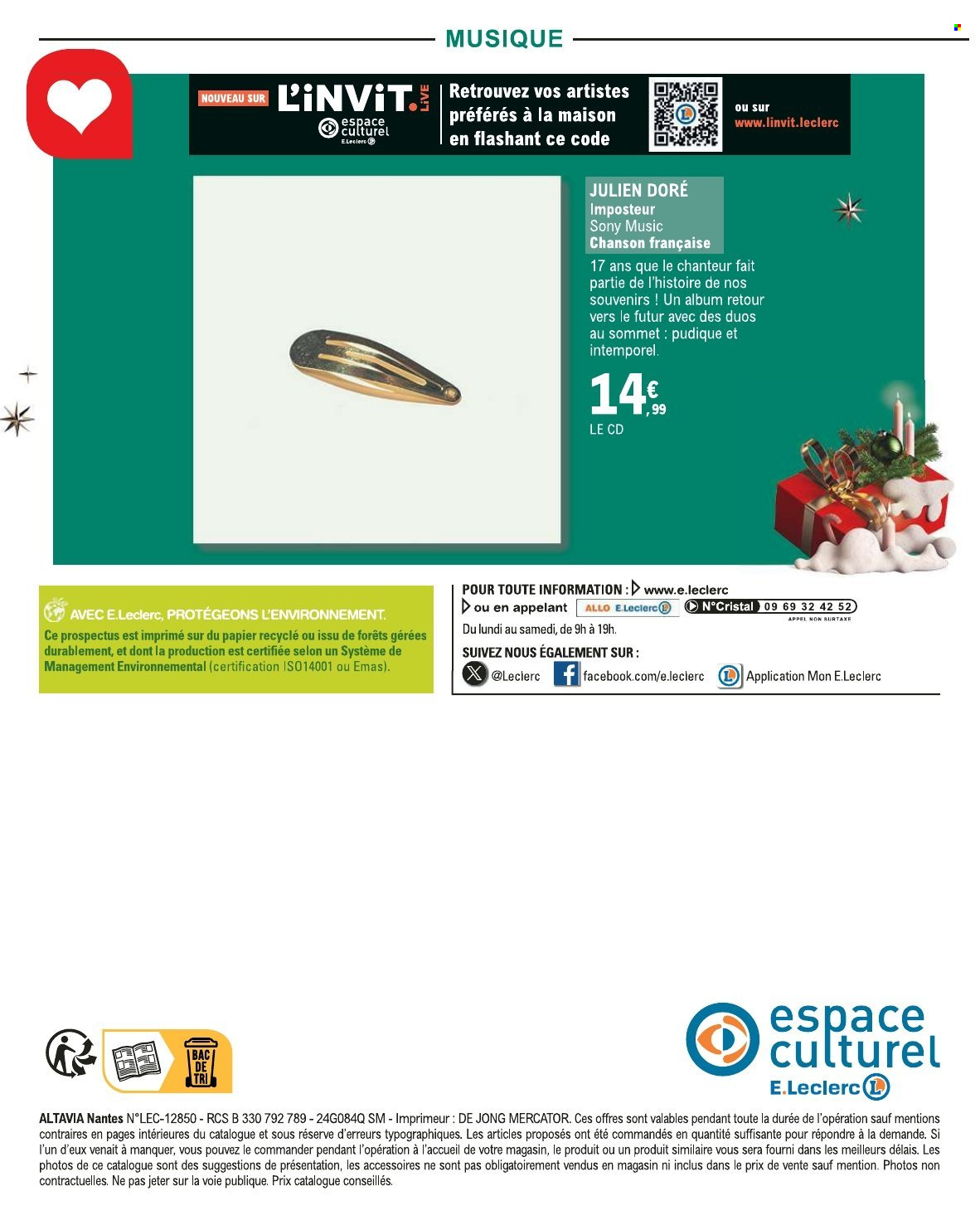 Catalogue E.Leclerc - 12/11/2024 - 21/12/2024. Page 108