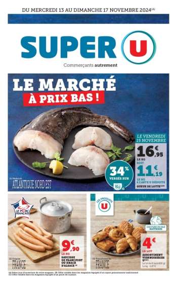 Catalogue SUPER U - 13/11/2024 - 17/11/2024.