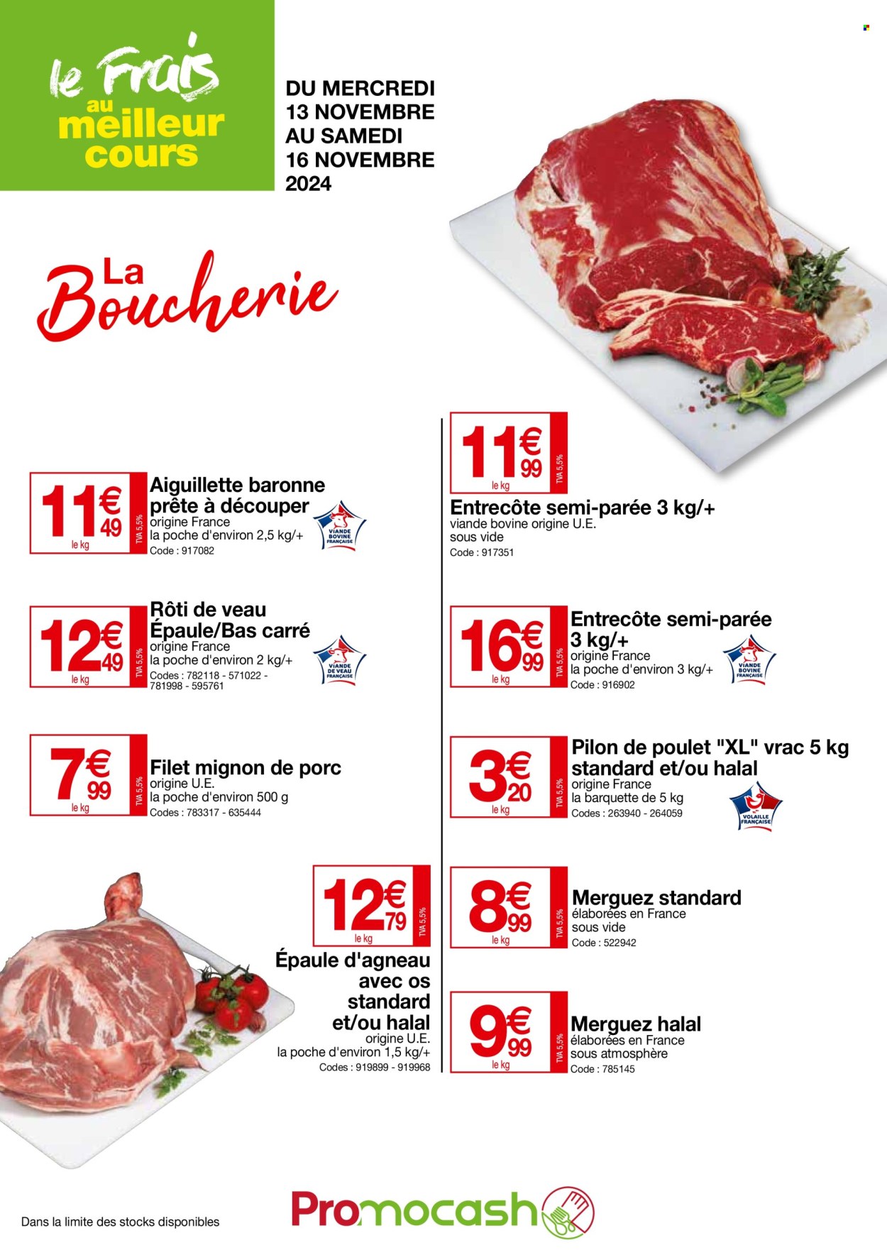Catalogue Promocash - 13/11/2024 - 16/11/2024. Page 1