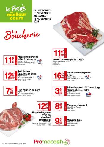 Catalogue Promocash - 13/11/2024 - 16/11/2024.